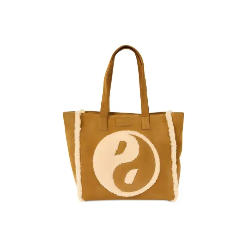 PALACE × UGG Коллаборация Овчина Тоут Сумка Сумка для покупок Сумка на плечо Сумка Женская Светло-коричневая