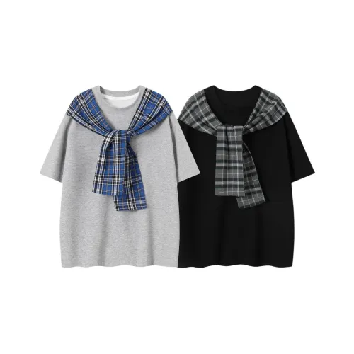 XIAOLIZI Т-рубашка с оборванным рукавом женская