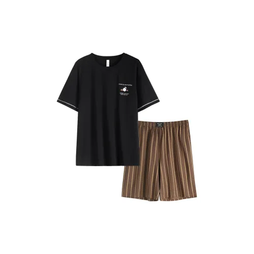 Xuan Liang 74049 Крутой черный Мужской комплект пижам