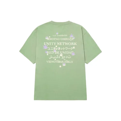 HUF Базиликово-зеленая унисекс футболка