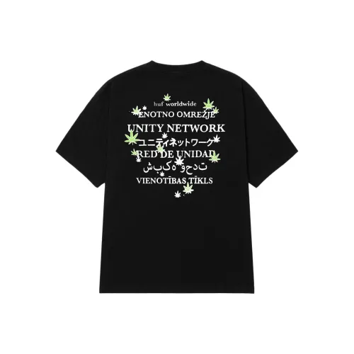 HUF Черная унисекс футболка