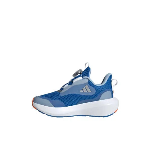 Adidas FORTARUN 3,0 Slip Устойчивый к истиранию Низкий Топ Детская беговая обувь Синий Детский