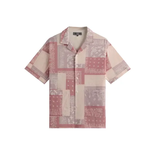 KITH Collaboration Розовый Опал Мужские Рубашки