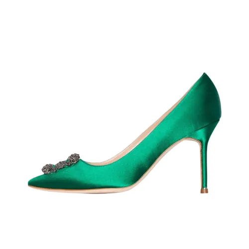 MANOLO BLAHNIK Hangisi Высокие каблуки Зеленый Женские