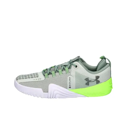 Under Armour TriBase Reign 6 Тренировочные кроссовки Низкий топ Зеленый Белый Мужской