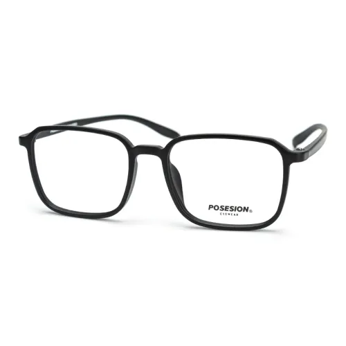 POSESION TR90 Нержавеющая Сталь Квадратные Оправы для Очков Унисекс