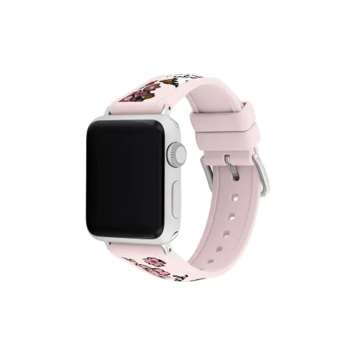 COACH Ремешок Apple Совместимость Силиконовый Резиновый Материал 40 мм