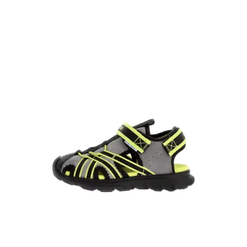 GEOX Sandal Airadyum Детские сандалии Низкий топ Серый Желтый Kids