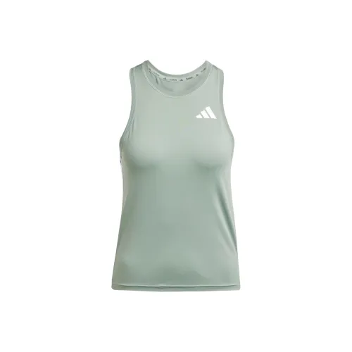 Adidas Майка Женская Серебряная Зеленая