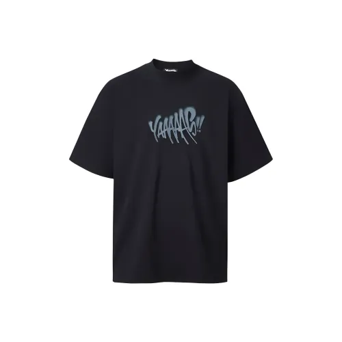 YAAAAAS Черная унисекс футболка