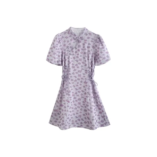 Meanalot Короткий рукав Платье Женское