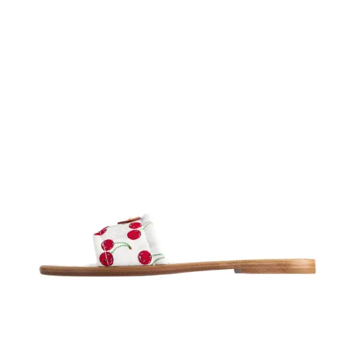 Takashi Murakami x LOUIS VUITTON Lily Peaceful Slip-Ons Женские Белые