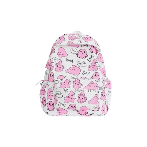 Kaka Tree Нейлон Рюкзак Женские Розовый Черный Зеленый Синий