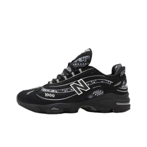 New Balance NB 1000 Casual Low Top Черный Белый Мужской