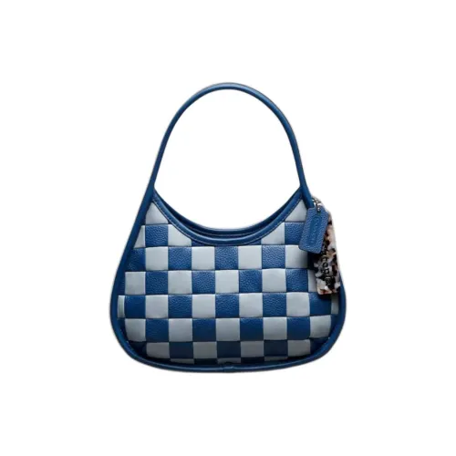 COACH Ergo Upcrafted™ Кожа Сумка через плечо Маленькая Женская Серый Синий