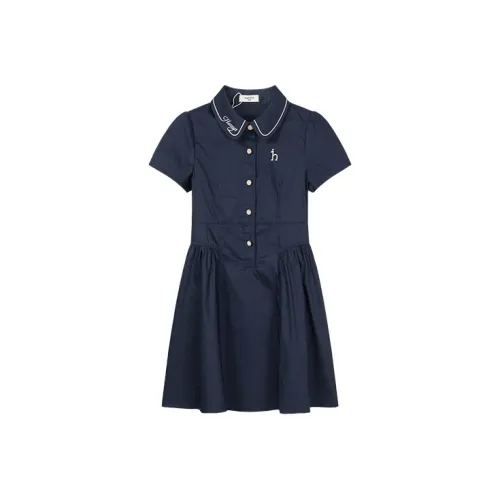 HAZZYS Платье Темно-синий Children Возраст 3-7 лет
