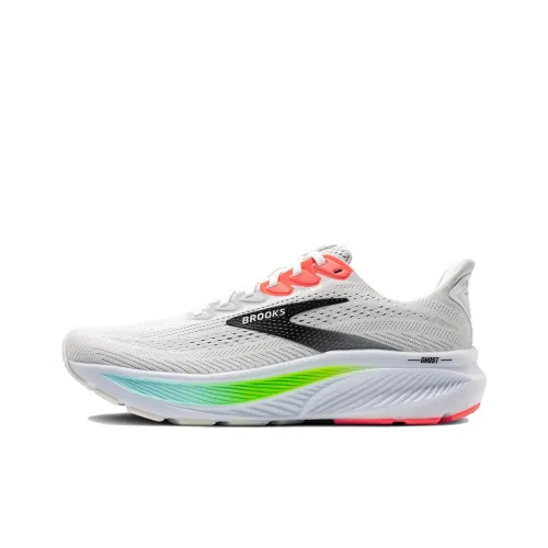 Беги Brooks Ghost 17 Кроссовки Низкие Белые Мужские