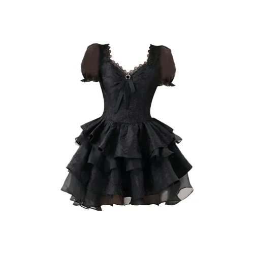 ETSE Короткий рукав Платье Женское