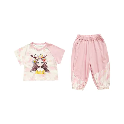 Cotton Gene Повседневная спортивная одежда 2 предмета комплект цвет на изображении для детей 3-7 лет