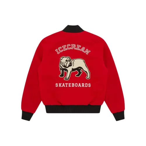 Мороженое Красный Унисекс Куртки