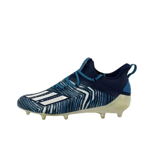 Adidas Adizero 10,0 Zubaz Slip-resistant Abrasion-resistant Football Cleats Men's Blue Адидас Adizero 10,0 Zubaz Противоскользящие Устойчивые к истиранию Футбольные бутсы Мужские Синие