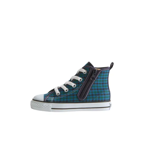 Familiar x Converse All Star High Top Kids Shoes Blue Green Kids Familiar x Converse All Star High Top Kids Shoes Синий Зеленый Детский