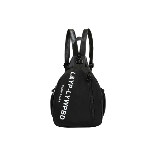 Kwq Полиэстер Рюкзак Унисекс Черный Белый Хаки