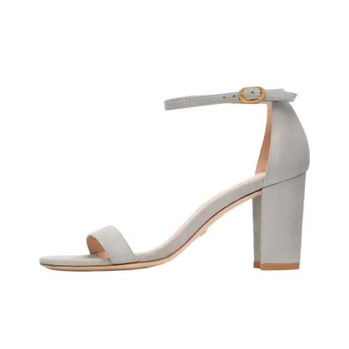 Stuart Weitzman SW NEARLYNUDE One Ремешок Сандалии 8 см Женские Серый