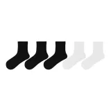 Длинное голенище [Мужской Черный 3 шт + Белый 2 шт] Охлаждающий для всего лета