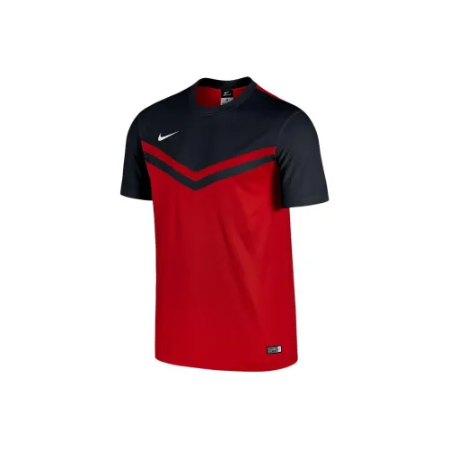 nike Спортивный Lifestyle Collection Dri Fit T-Shirt Мужской Черный Красный
