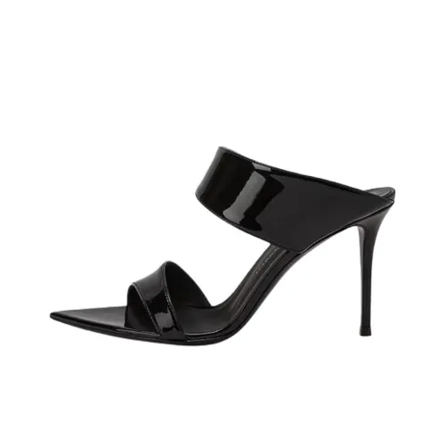 Giuseppe Zanotti GZ Слипоны 9 см Женские Черные