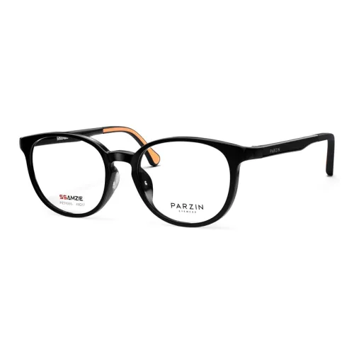 PARZIN TR Памятный пластик Силикон Круглые Оправы для очков Детские