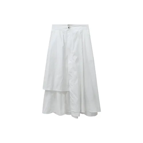 MITX Белая юбка женские повседневные длинные юбки