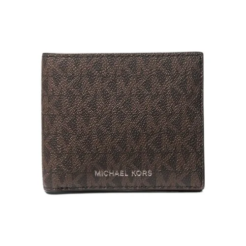 MICHAEL KORS Hudson Холст Кошелек Мужской Коричневый и Черный