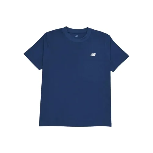 New Balance совместная футболка мужская темно-синяя