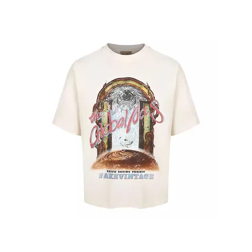 FAKE UINTAGE Абрикос Унисекс T-рубашки