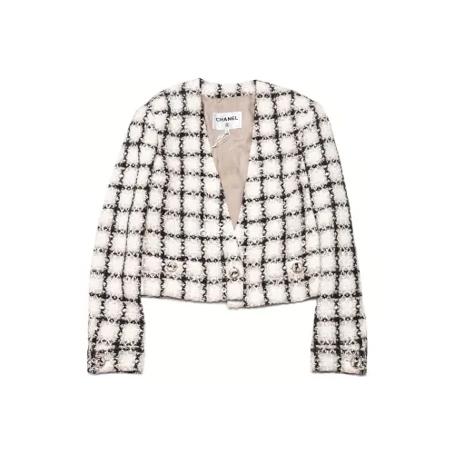 CHANEL Белый Женские Короткие Топы