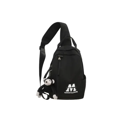 Paulinka Нейлон Sling Сумка Стандартная Унисекс Черный Зеленый Синий Белый Синий Белый Зеленый