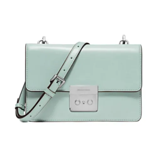 MICHAEL KORS Sloan Коровья кожа Сумка через плечо Маленькая Женская Синяя