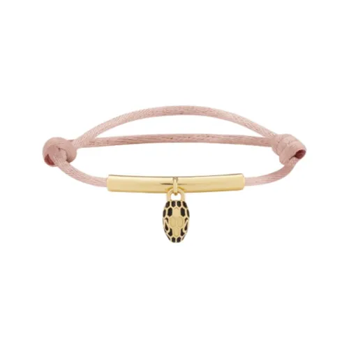 BVLGARI Браслеты из латани Унисекс Розовый