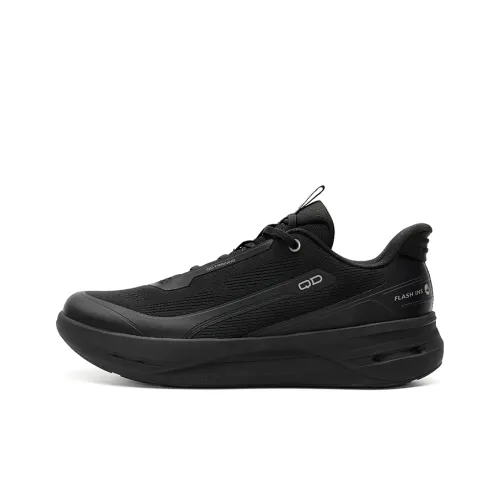 QIAODAN Беговые кроссовки Low Top Черные Мужские