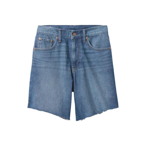 GAP Средняя стирка Женские джинсовые шорты