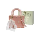 Розовый + украшение + сумка для покупок