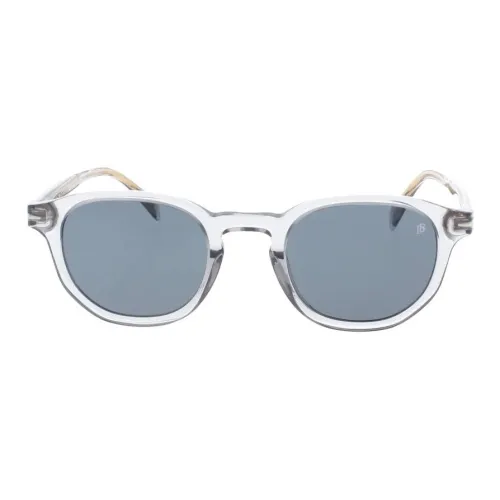 DAVID BECKHAM Ацетат OVAL SUNGLASSES Мужской Прозрачный