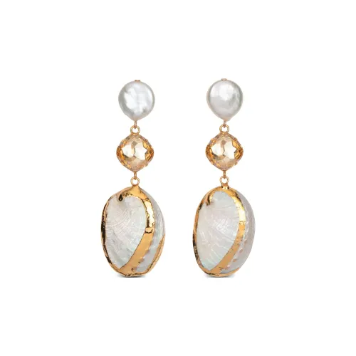 Серьги Jennifer Behr из нержавеющей стали женские белые