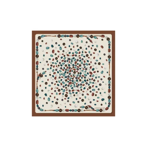 LONGCHAMP Шелковые шарфы Женские Многоцветные