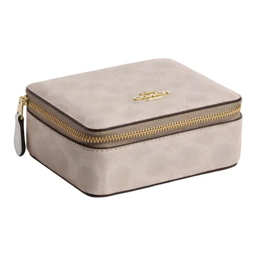 COACH Canvas Путешествие Сумка для хранения Женская Песочно-бежевая