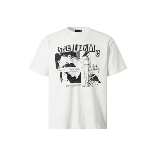 FAKE UINTAGE Белый Унисекс T-рубашки