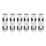 Белые полосы, 6 пар (Баскетбольные носки)