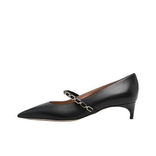 Malone Souliers Virna Узкий каблук Высокие каблуки 4CM Женские Черный